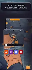 لقطة شاشة من Opera GX