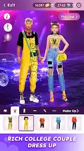 لقطة شاشة من Fashion Dress Up & Makeup Girl