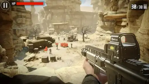 لقطة شاشة من Zombie Sniper War 3 – Fire FPS