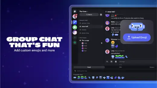 لقطة شاشة من Discord – تحدث والعب واستمتع