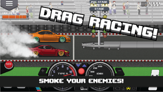 لقطة شاشة من Pixel Car Racer