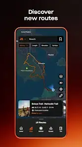 لقطة شاشة من Strava