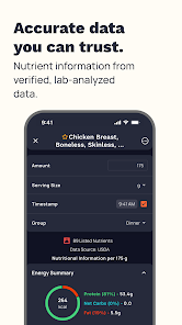 لقطة شاشة من Cronometer