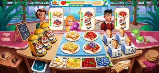 لقطة شاشة من Cooking Marina – cooking games