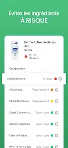 لقطة شاشة من Yuka – Scan de produits