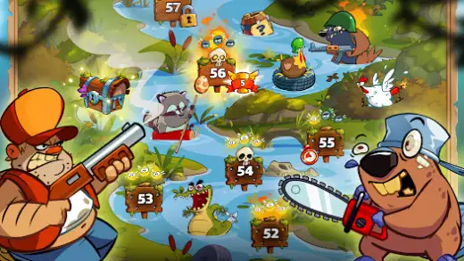 لقطة شاشة من Swamp Attack 2