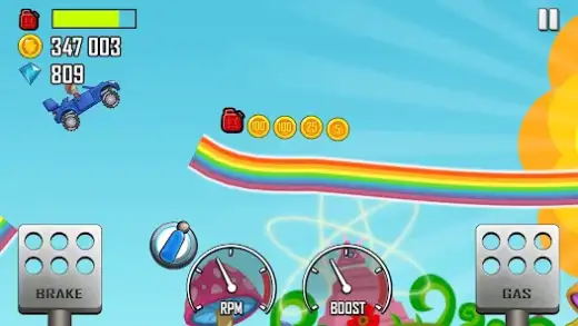 لقطة شاشة من Hill Climb Racing