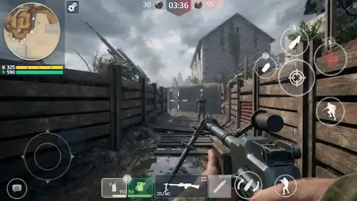 لقطة شاشة من World War 2－FPS Shooting Games