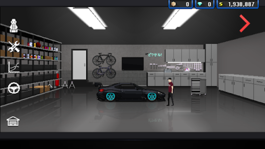 لقطة شاشة من Pixel Car Racer