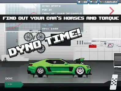 لقطة شاشة من Pixel Car Racer