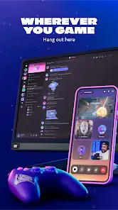 لقطة شاشة من Discord – تحدث والعب واستمتع