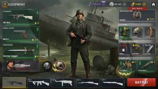 لقطة شاشة من World War 2－FPS Shooting Games