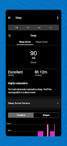 لقطة شاشة من Garmin Connect™