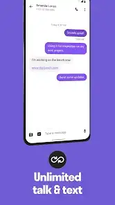 لقطة شاشة من TextNow