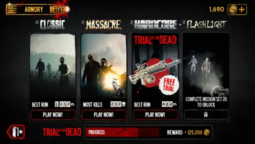 لقطة شاشة من Into the Dead