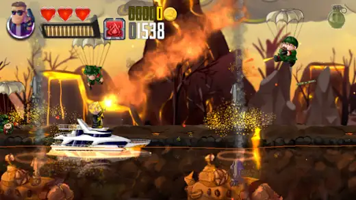 لقطة شاشة من Ramboat – Offline Action Game
