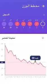 لقطة شاشة من تمارين شد البطن – تخسيس البطن