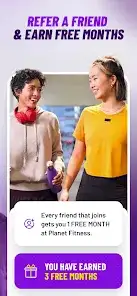 لقطة شاشة من Planet Fitness