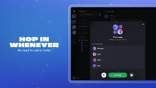 لقطة شاشة من Discord – تحدث والعب واستمتع