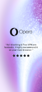لقطة شاشة من Opera