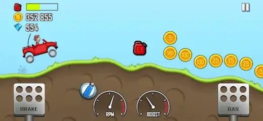 لقطة شاشة من Hill Climb Racing