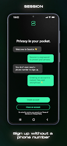 لقطة شاشة من Session – Private Messenger