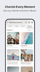 لقطة شاشة من BAND – App for all groups