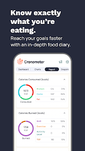 لقطة شاشة من Cronometer