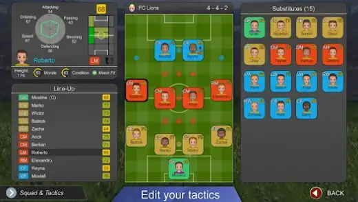 لقطة شاشة من Pro League Soccer