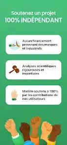 لقطة شاشة من Yuka – Scan de produits