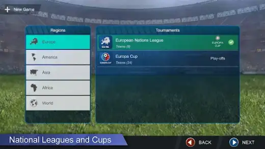لقطة شاشة من Pro League Soccer