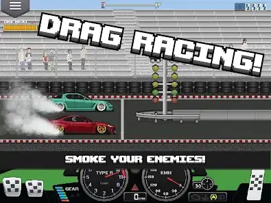 لقطة شاشة من Pixel Car Racer