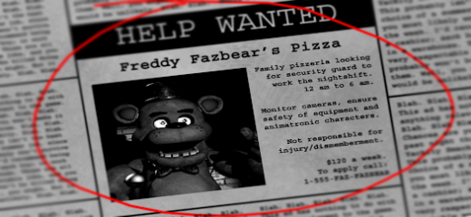 لقطة شاشة من Five Nights at Freddy’s