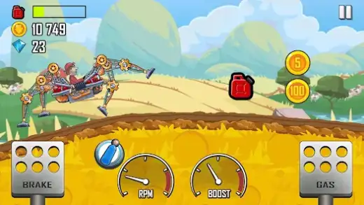 لقطة شاشة من Hill Climb Racing