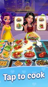 لقطة شاشة من Cooking Marina – cooking games