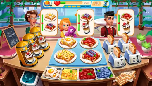 لقطة شاشة من Cooking Marina – cooking games