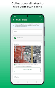 لقطة شاشة من Geocaching®