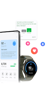 لقطة شاشة من Samsung Health