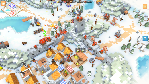لقطة شاشة من RTS Siege Up! – Medieval War