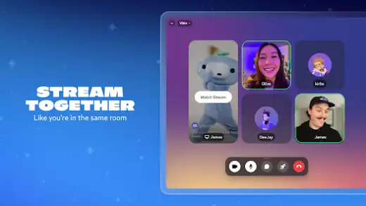 لقطة شاشة من Discord – تحدث والعب واستمتع