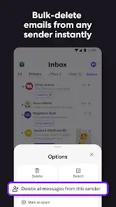 لقطة شاشة من Yahoo Mail