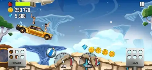 لقطة شاشة من Hill Climb Racing