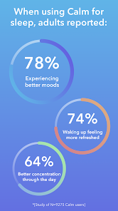 لقطة شاشة من Calm – Sleep, Meditate, Relax