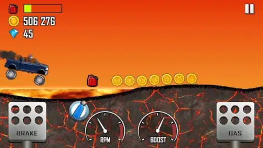 لقطة شاشة من Hill Climb Racing
