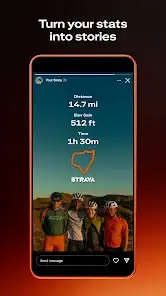 لقطة شاشة من Strava