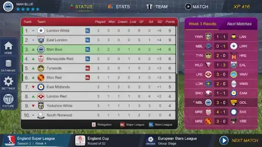 لقطة شاشة من Pro League Soccer