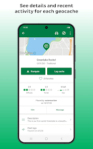 لقطة شاشة من Geocaching®