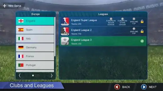 لقطة شاشة من Pro League Soccer