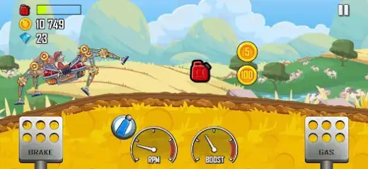 لقطة شاشة من Hill Climb Racing