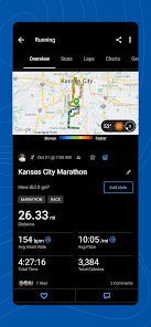 لقطة شاشة من Garmin Connect™